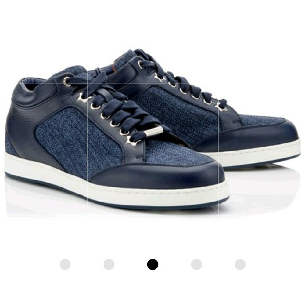 Jimmy choo navy blue sneakers